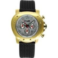 Grille Men's Watch with Gold Case and Silver Dial ...