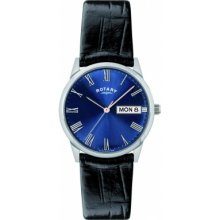 GS02322-05-DD Rotary Mens Timepieces Leather Strap Watch