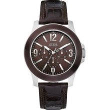 Guess Brown Strap Multifunction Men Watch U10610g2