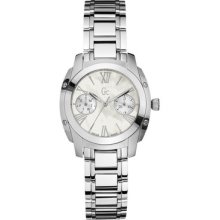 Guess Collection Gc Bella Mop Lady Watch Ss Silver Bracelet Date 58001l1