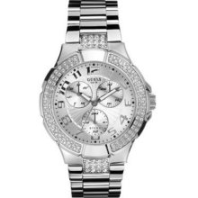 Guess G12557l Silver Stainless Steel Bracelet Ladies Watch