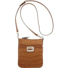 Guess Handbag Carlisa Mini Crossbody Bag Messenger Cognac Brown Purse Logo