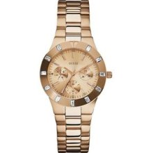 GUESS Rose Gold Tone Ladies Watch U13013L1