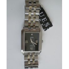 Guess Steel Diamond Dial Mens Watch Sale Rare