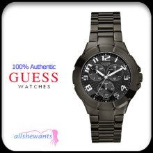 Guess Watch For Men Black Ip Multi-function Dials U11511g1