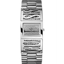 Guess Women's Silver Logo Watch U11635l1