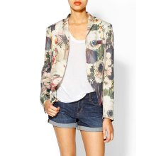 Haute Hippie Floral Jacket