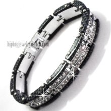 High Quality HIP HOP Men's Stainless Steel Bracelet #SB-SB13