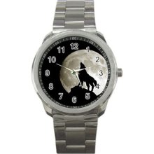 Howling Wolf Sport Metal Watch Mens Fashion Hot