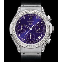 Hublot Elegant Chronograph Diamond Steel $17,000+