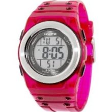 Hype Womens 321000MAG Chronograph Magenta Digital Sport