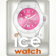 Ice Unisex White And Pink Big Watch Siwpbs10