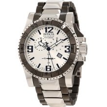 Invicta 10536 Men's Excursion Stainless Steel Band Silver Dial Watch