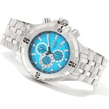 Invicta Mens 12351 Pro Diver Reef Light Blue Dial Chronograph Dive Watch