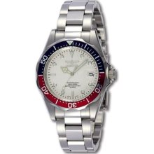 Invicta Mens Pro Diver Quartz White Dial Stainless Steel Watch 8933