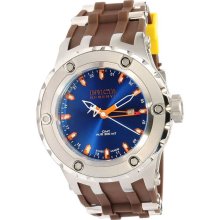 Invicta Men's Reserve GMT Stainless Steel Case Chronograph Blue Dial Rubber Strap 10971