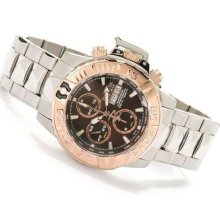 Invicta Mens Reserve Subaqua Limited Swiss Valjoux 7750 Automatic 18k Rose Watch