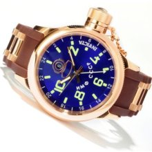 Invicta Men's Russian Diver Quartz GMT Stainless Case Strap Watch BLUE