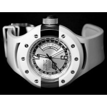 Invicta Mens S1 Rally Swiss Made Gmt White Polyurethane Watch 1368