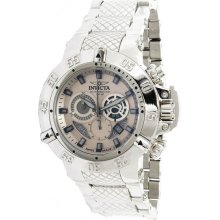 Invicta Men's Stainless Steel Case and Bracelet Chronograph Subaqua Noma 500M Diver Silver Dial 11590