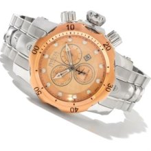 Invicta Reserve Mid-Size Venom Swiss Made Quartz Chronograph Stainless Steel Bracelet Watch ROSETONE