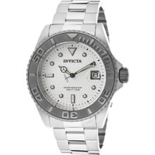 Invicta Watch 12838 Men's Pro Diver Automatic Metallic White Textured Dial