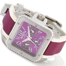 Invicta Women's Cuadro Quartz Stainless Steel Case Strap Watch 11573