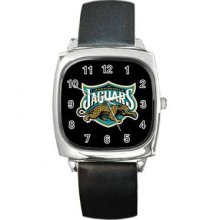 Jacksonville Jaguar Square Metal Watch 02