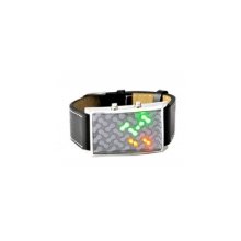 japanese inspired red yellow green led watch digital led wristwatches