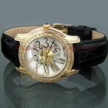 Joe Rodeo Beverly Ladies Diamond Watch 1.35ct Yellow