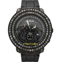 Joe Rodeo Junior 8.0 Carats Black Diamonds Watch Aqua