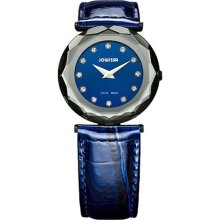 Jowissa Women's J1.017.M Safira 99 Rhinestone Navy Blue Patent Le ...