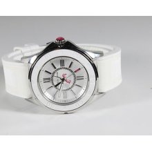 Juicy Couture 1941848 Pedigree White Strap Women's Watch Obi-649