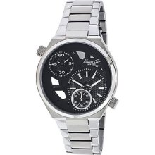 Kenneth Cole Men's Silver Stainless Steel Bracelet Watch Kc3991