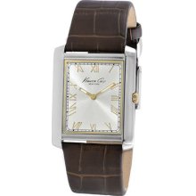 Kenneth Cole Men's York Kc1902 Slim Leather Strap Watch $95