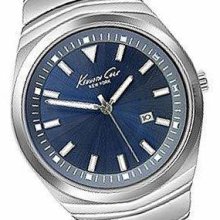 Kenneth Cole Newyork Kc9061 Men's Bracelet Marine Blue Dial Watch