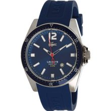 Lacoste Watch, Mens Seattle Blue Silicone Strap 43mm 2010665