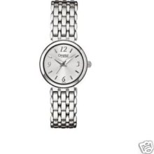 Ladies Caravelle By Bulova Silver Dial 43l003 Watch