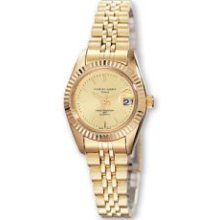 Ladies Charles Hubert 14k Gold-plated Champagne Dial Watch