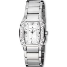 Ladies Crystal Accent White Dial Watch