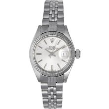 Ladies Rolex Date Stainless Steel Automatic Winding Watch 6917