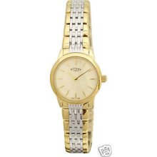 Ladies Rotary Two Tone Bracelet Watch Lb02323/07