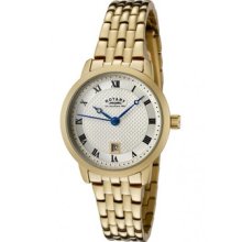 Ladies Rotary Watch Gold Plated Bracelet Watch Lb42827/40