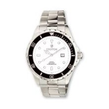 Ladies Stainless Steel White Dial Quartz Sport Watch