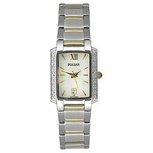 Ladies Two-Tone Diamond with Mother-of Pearl Dial