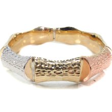 Ladies Women 14k Yellow Gold 3inches 2.9inches Bracelet 27.70 grams