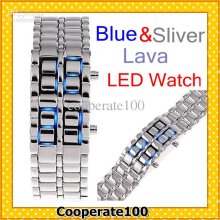 Lava Style Led Watch For Men Sports Faceless Digital 5pcs/lot Dropsh