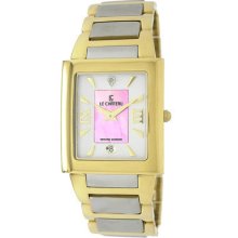 Le Chateau Men's Two-tone Diamond Watch 1816mtt-wht&pnk