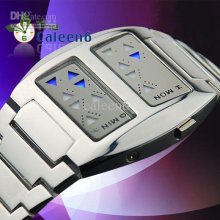 Led Watch Digital Watches Stainless Steel Watch High Qulity Drawing