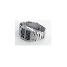 led watches digital led wristwatches epc silver